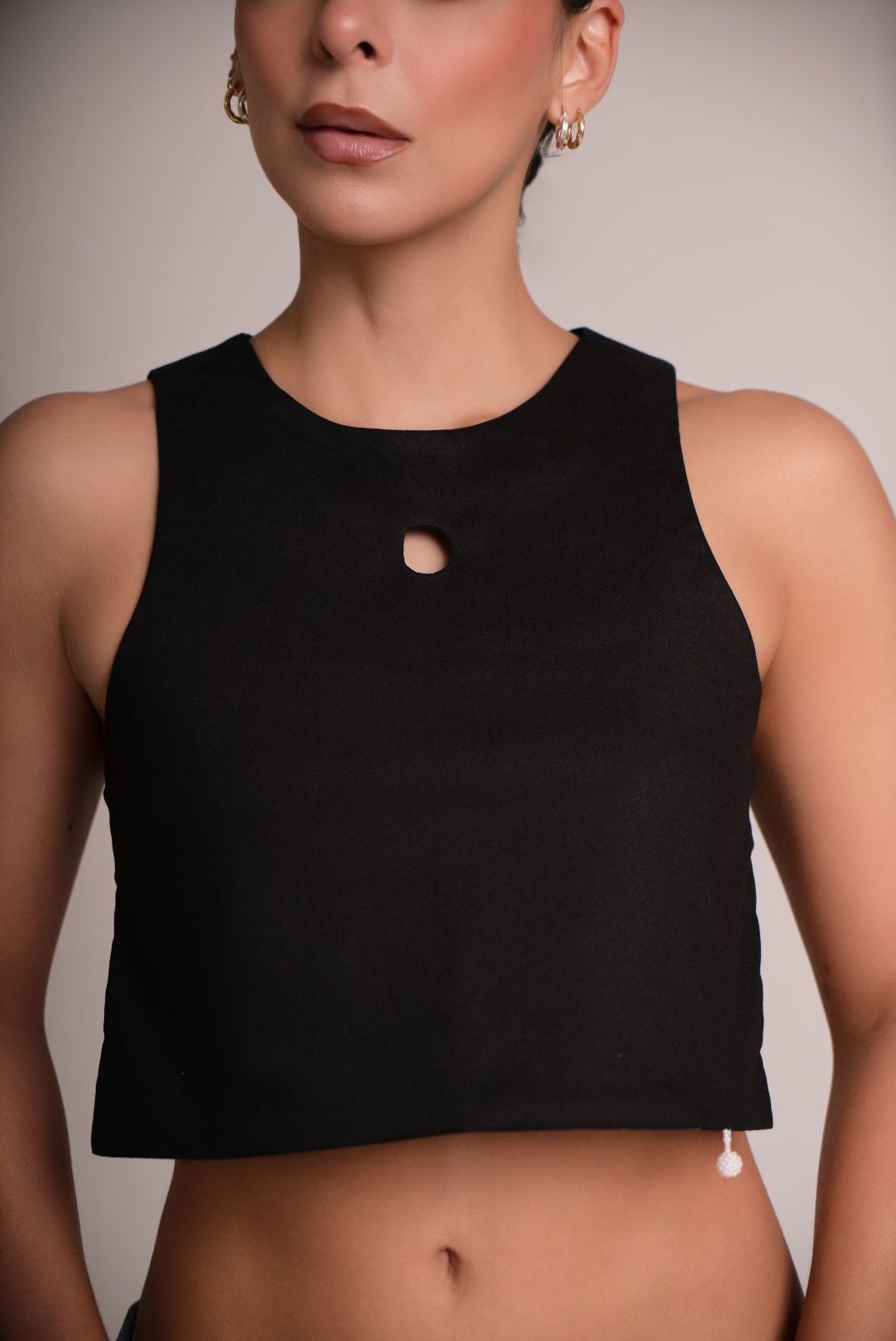 ZUNI BLACK TANK TOP